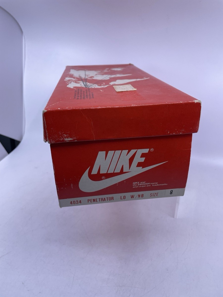 Vintage 1980s Penetrator Nike Shoe Box Only  Sneakers Size 8 View 5