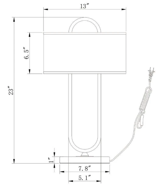 23 in. 2-Light Sulayman Indoor Gold Finish Architect Table Lamp Warehouse of Tif - Image 3 of 4