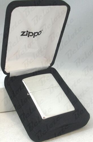 Zippo Sterlingsilber gebürstetes Finish Feuerzeug Modell 13 - Bild 1 von 2