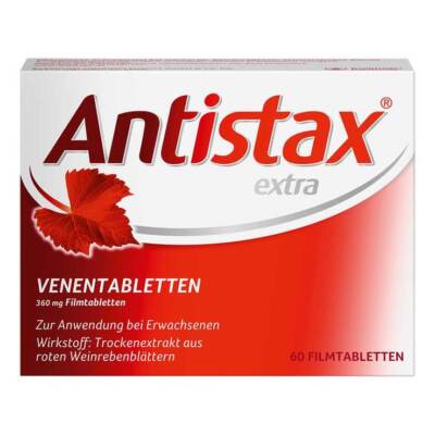 Antistax  extra Venentabletten bei Krampfadern · 60 St · PZN 00002335