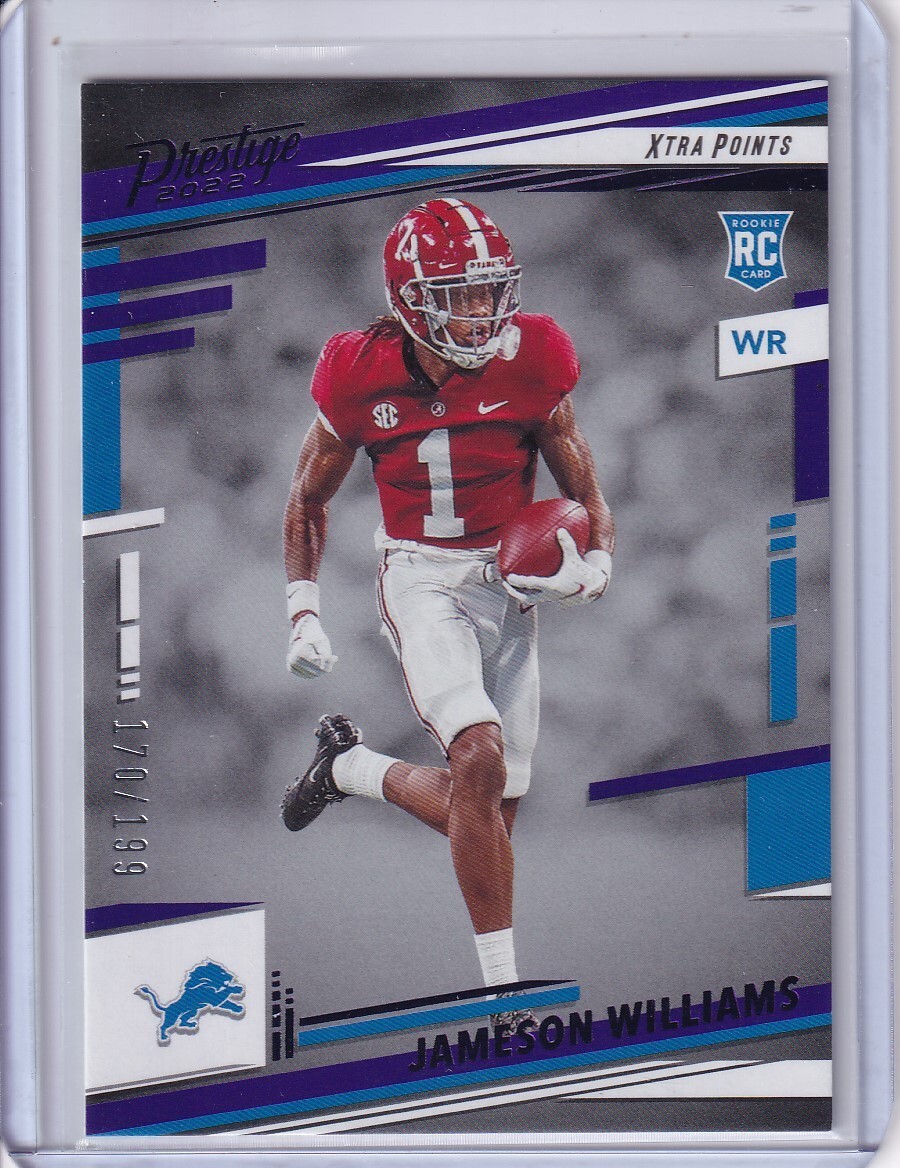 2022 Prestige - JAMESON WILLIAMS - #307 Xtra Points PURPLE parallel of RC / 199