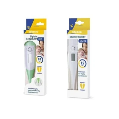 Lifemed Fieberthermometer Digital oder Flex flexibel weiß Stabthermometer