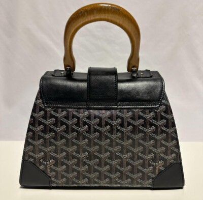 Goyard Saigon PM Structured Shoulder Bag Black | eBay