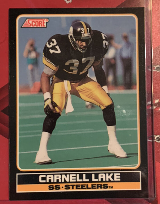 1990 Score NFL Football Young Superstars #17 Carnell Lake