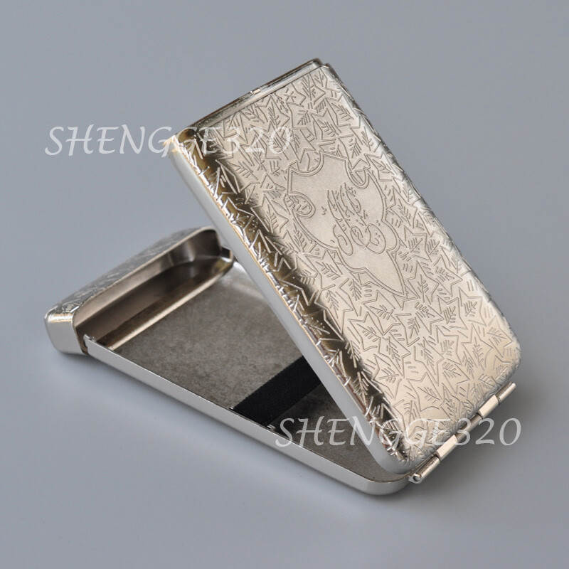 double sided cigarette case Compact/Cigarette Vintage Regular or King Size Double