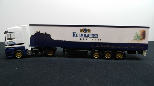 Herpa 1:87 148337 MB Actros LH Koffer-Sattelzug Kulmbacher H425 H0 OVP - 第 1/3 張圖片