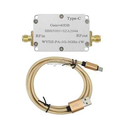 SBB5089+SZA2044 Microwave Power Amplifier RF 1G-3GHz 40DB WYDZ-PA-1G-3GHz-1W ts