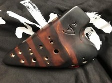 Focalink Double Chamber Alto C Straw Fire Ceramic Ocarina - Great Gift