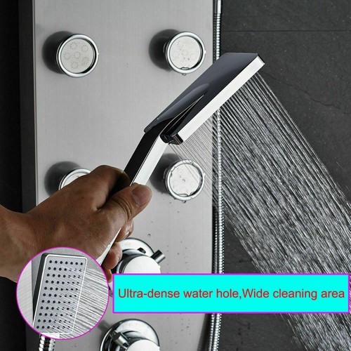 Pannello colonna doccia idromassaggio inox pioggia cascate led soffione doccia - Foto 189 di 250