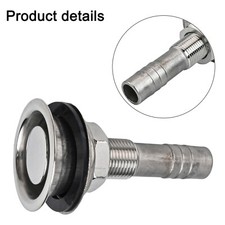 Boat Fuel Tank Vent 316 Stainless Steel Flush Mount Thru-Hull Fuel Gas Tank Vent