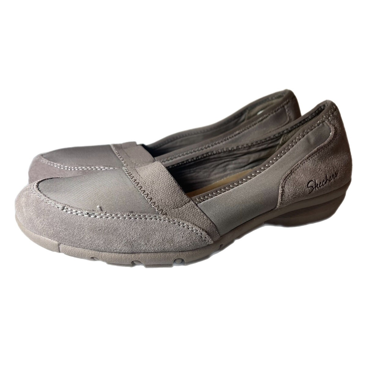 Skechers Relaxed Fit Career to Slip On Shoes Loafers Suede Women Size