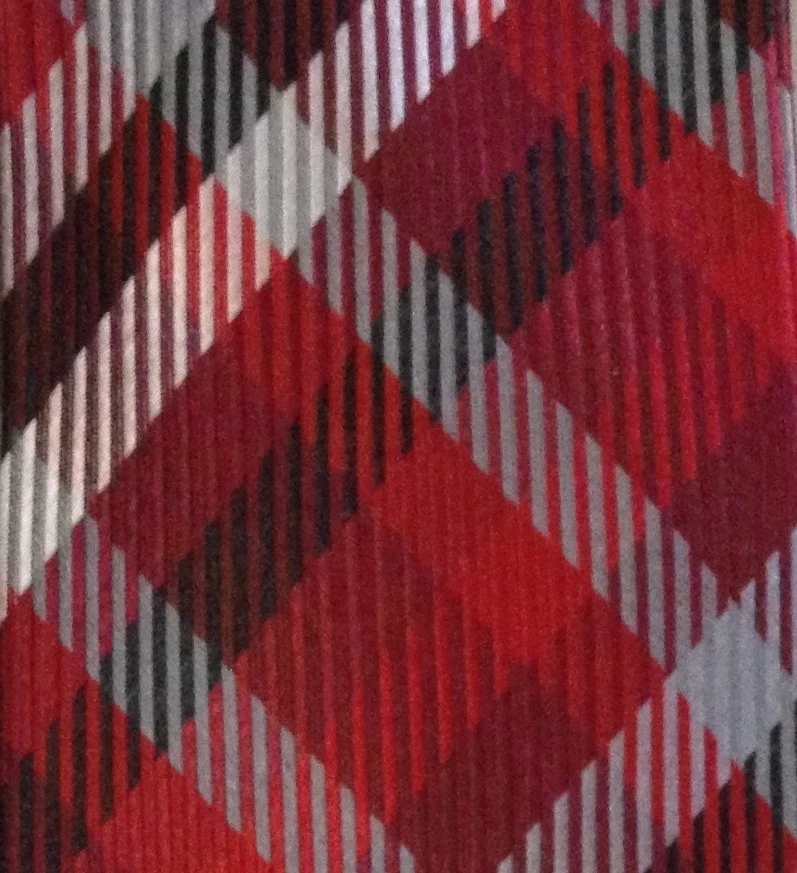 Nick Cannon мужской 100% шелк, классический, красный клетчатый галстук новый с Ярлыками  - Изображение 2 из 3