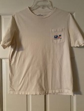 VINEYARD VINES T Shirt Youth XL 16 Short Sleeve Whale Fish Starfish Pocket