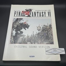 Final Fantasy VI 6 Original Soundtrack Piano Sheet Musical Score Doremi USED JPN