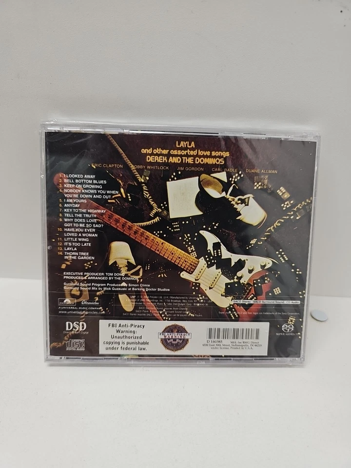 Derek And The Dominos - Layla (SACD, 2004) Super Audio CD SEALED (R) - Image 2 of 4