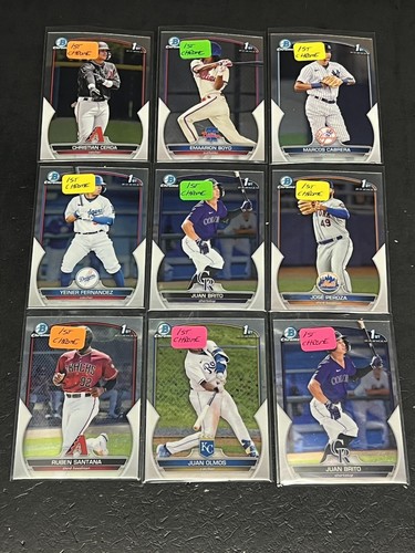 Huge Lot -MLB Autographs, 1st Bowman Refractors,Short Prints-RCs-100 Total ✅🔥 - Picture 8 of 11