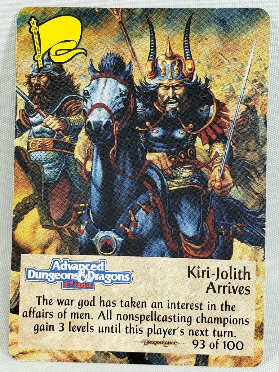AD&D SPELLFIRE 1st Ed 93/100 KIRI-JOLITH ARRIVES Dragonlance