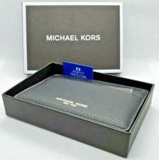 Michael Kors Men's Harrison Tall Card Case Wallet Credit Card