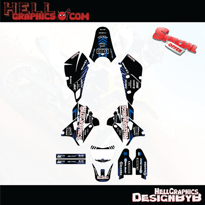 Fits Suzuki DRZ400SM DRZ400 SM S E drz 400 Graphics Kit Decal Bline 2000-later