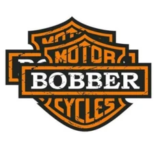 2x BOBBER sticker cult sticker motorcycle biker custom conversion chopper bike V2 excellent