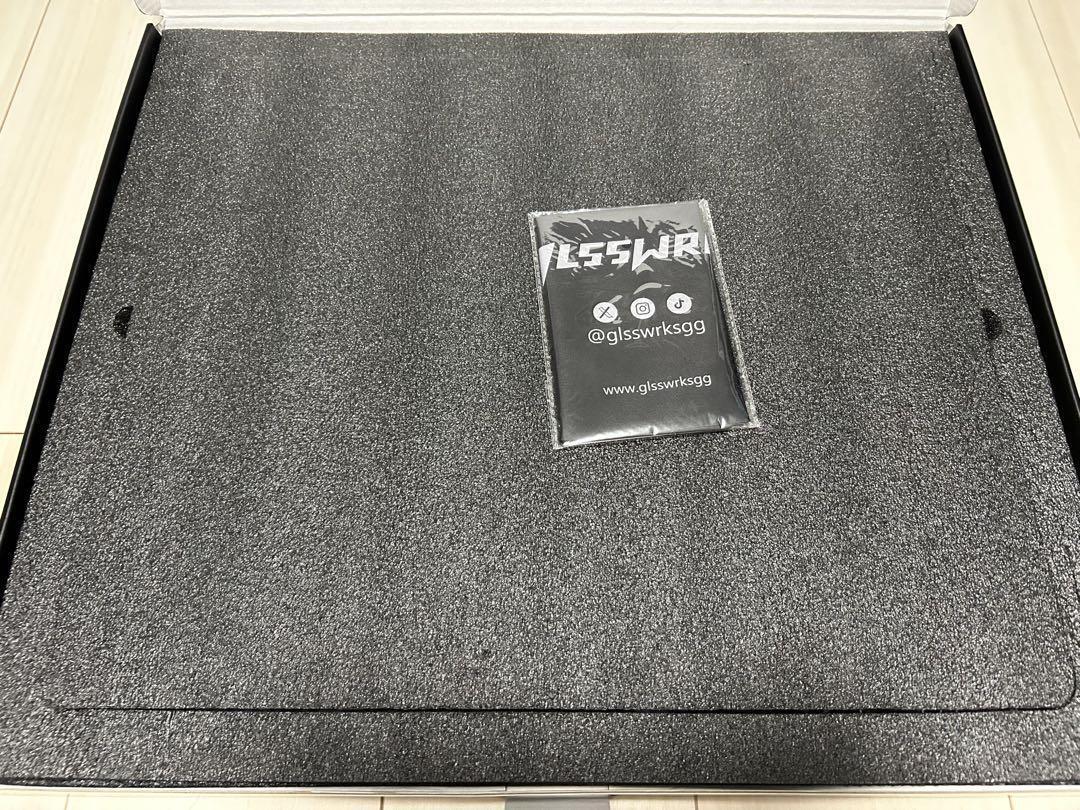 GLSSWRKS Kazemi Premium Glass Mousepad Dark 490x420mm JP GLSSWRKS Kazemi Premium Glass Mousepad Dark 490x420mm JP