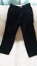 GAP BOYS  BLACK CORDUROY PANTS size 6 slim NWOT