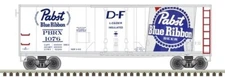 N Atlas Trainman 50006494 40' Plug Door Boxcar PBR Pabst Blue Ribbon Rd# 1072