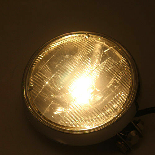 Faro universale vintage Faro anteriore moto Proiettore Per Harley Cafe Racer BMW - Picture 4 of 7