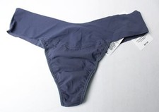 Hanky Panky Women's Breath Soft Natural Rise Thong LL7 Granite Gray One Size