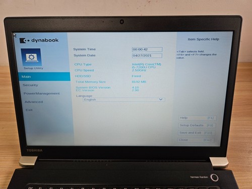 Toshiba Dynabook Tecra X40-D-10Z - i5-7200 - 8GB Ram - Picture 2 of 17
