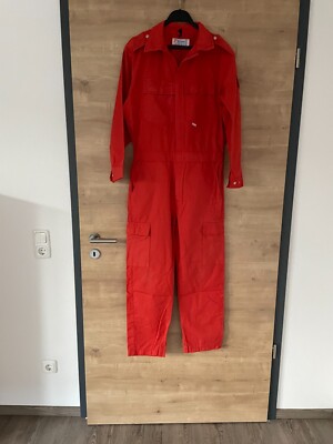 Pfitzner - Rettungs-Arbeitsoverall - viele Taschen - Gummizug - rot - Gr M - TOP