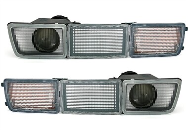 PROJECTOR FOG LIGHTS + TURN SIGNALS INDICATORS FOR VW GOLF MK3 MK III 1991-1997