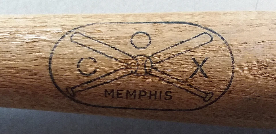 RARE VINTAGE COX MEMPHIS CHAMPION WOOD BASEBALL BAT EARLY 1900'S - Image 3 of 4