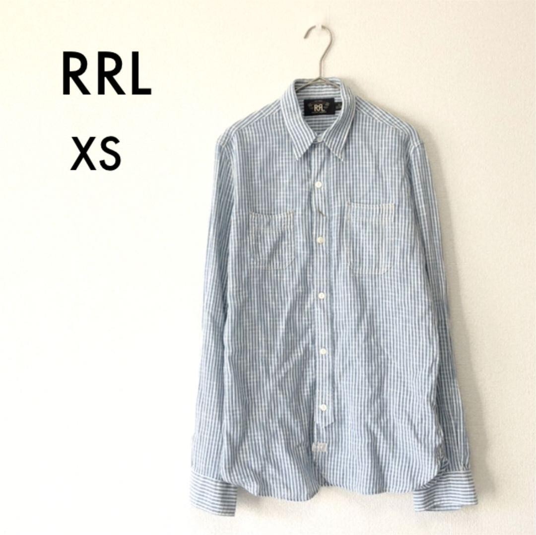 RRL Double RL Ralph Lauren Shirt Stripe Pattern men Size XS Cotton 