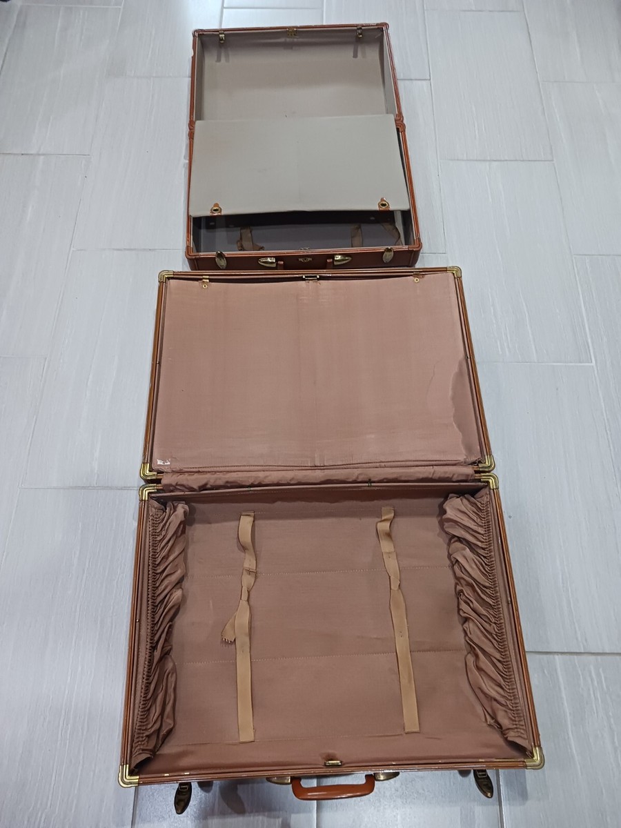 アンティーク　Samsonite　サムソナイト　大小2個セット　1950年代 VINTAGE 1950's SET OF 2- SAMSONITE- TAN/Cognac LEATHER