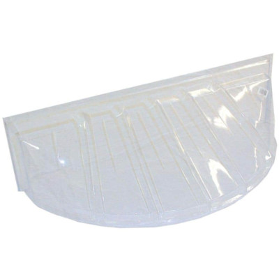 Window Well Cover for Snow, Rain Reversible Heavy-Duty 44''L x 19''D x 15''H