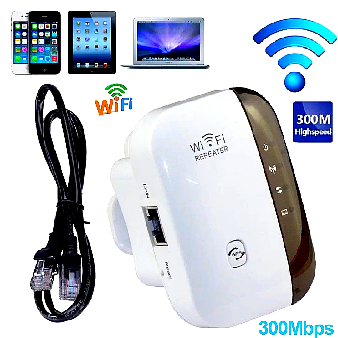 ▷ Lvozize Repetidor WiFi, Amplificador WiFi 300Mbps/2.4G Amplificador Señal  WiFi Extensor WiFi con Puerto Ethernet Modo Ap…