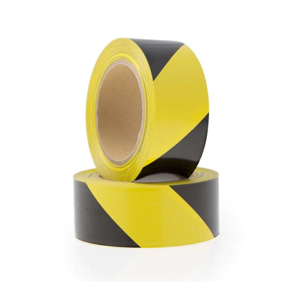 30m Black Yellow Reflective Adhesive Safety Tape Warning Hazard Floor Marking - image 4 of 4