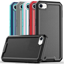 For Apple iPhone 16e Phone Case PC+TPU Shockproof Impact Dual Layer Cover