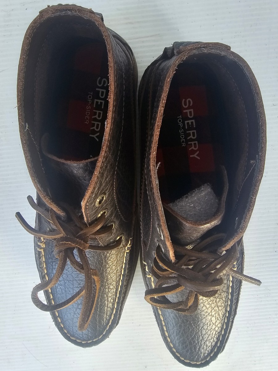 Sperry authentic original rumbled chukka boots dark brown Sperry main image 4