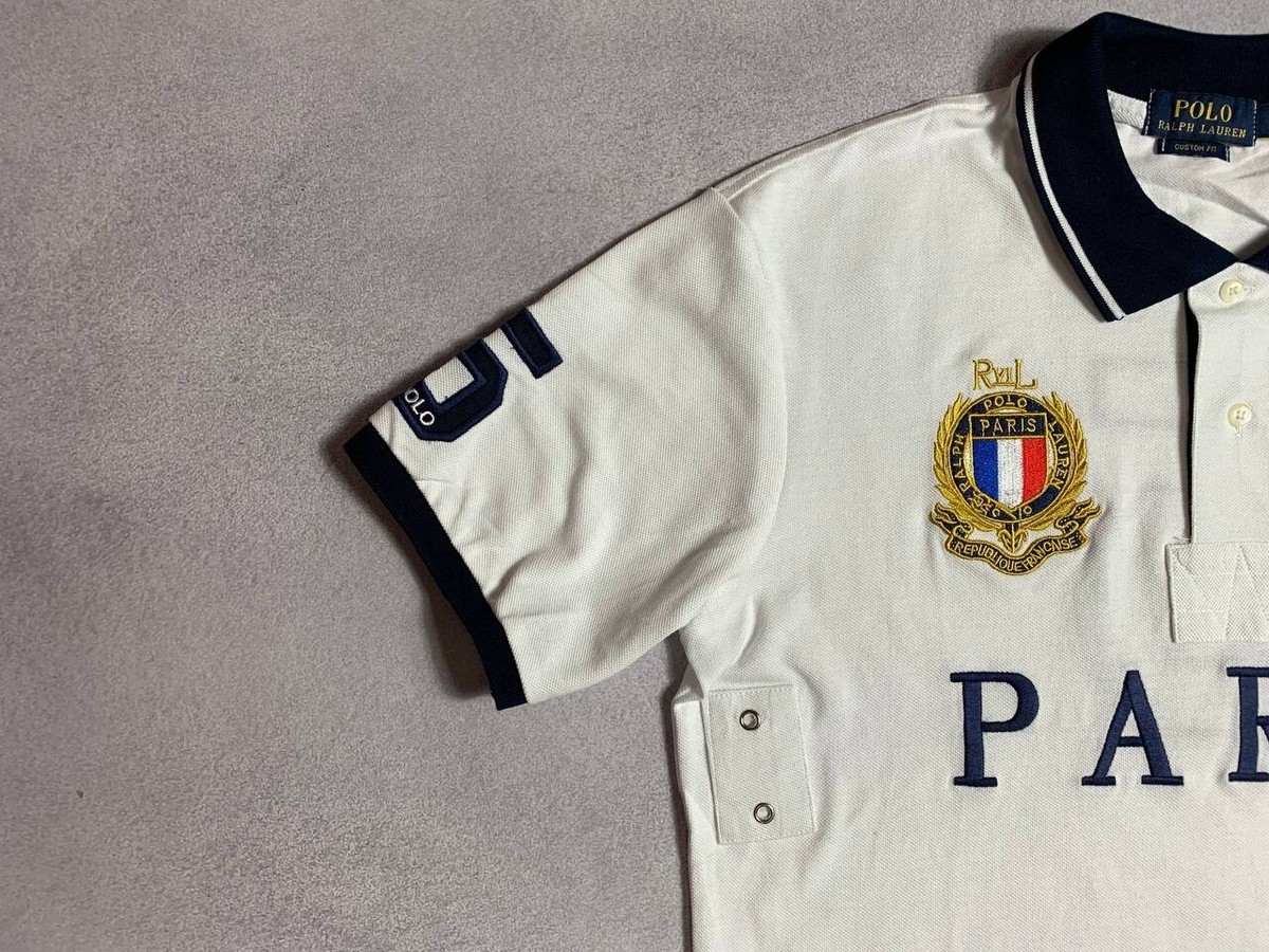 polo ralph loren ラルフローレン ポロシャツ 都市 paris 楽天市場】ポロ ラルフローレン カスタムスリムフィット 鹿の子
