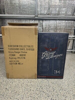 Sideshow Collectibles 400191 Pacific Rim GIPSY DANGER Statue MINT NEW IN BOX