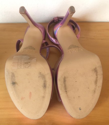 Damenschuhe Rita Ora Primark rosa Riemchen hoher Absatz Größe UK 4. - Bild 6 von 7