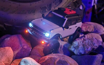 Axial SCX24 Ford Bronco Taillights & Fog Lights - Plugs Directly Into Receiver 