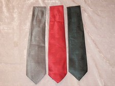 Masonic Mens Past Master Necktie Embossed Pattern Freemason Fraternity NEW