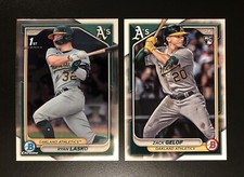 2024 Bowman Chrome Oakland A's Ryan Lasko 1st Bowman + Zack Gelof First Bowman