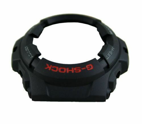 Genuine G-Shock Casio Black Red Text Writing Bezel 10001469 for G-100 G-101-G - Picture 3 of 7