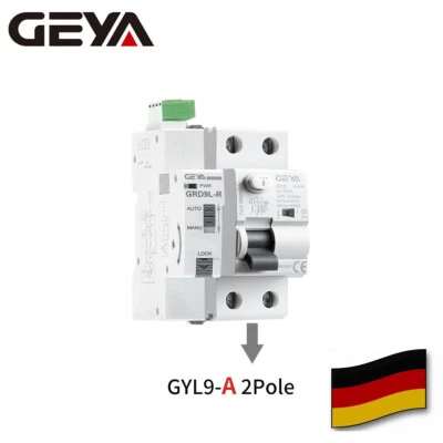 GEYA A Typ ELCB RCCB Auto Recloser 2P 40/63A 30/300mA Selbst-Recloser Gerät