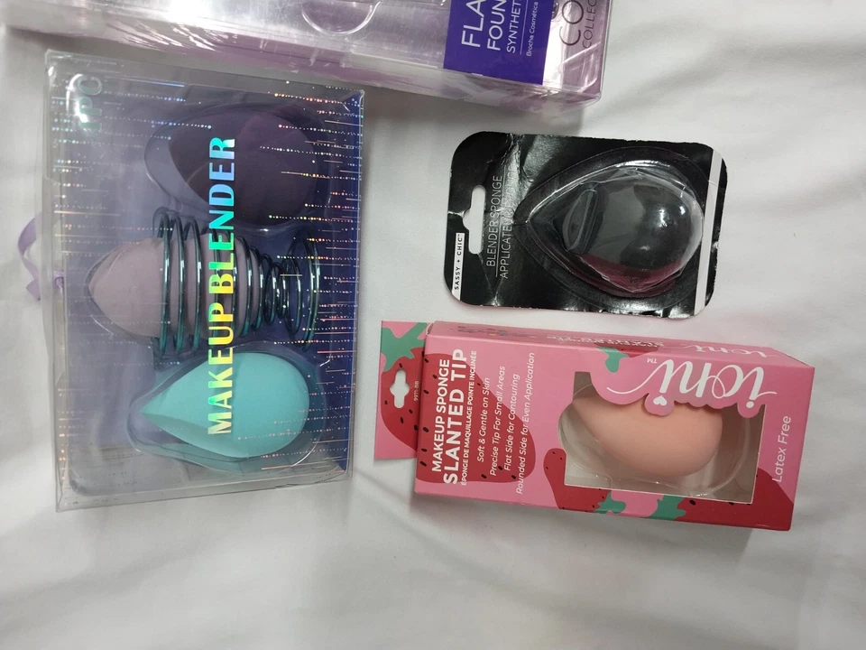 Brocha de maquillaje y licuadora de belleza lote de 7 secretos de belleza Elf, Ioni, Foto 2 de 4