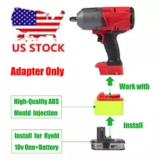 1 Adaptor for Milwaukee M18 (Not Older V18) Tool, Fits Ryobi 18V Battery Power